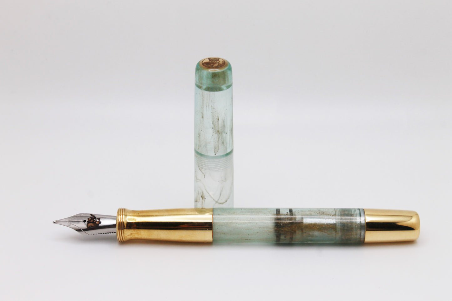 Piston Filler in Brass and Eel & Anchor Resin