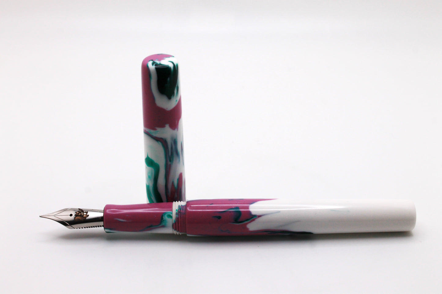 Mistress Model in White, Pink, and Green Resin