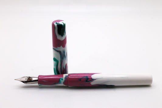 Mistress Model in White, Pink, and Green Resin