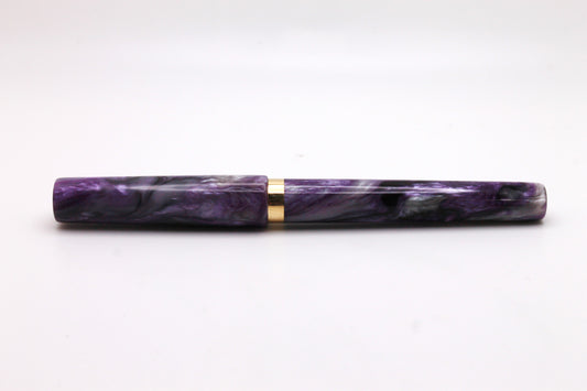 Mistress Model in Purple Abalone and Brass