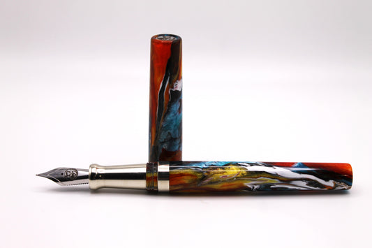 Mistress Model Hybrid in Painted Desert and Nickel Silver