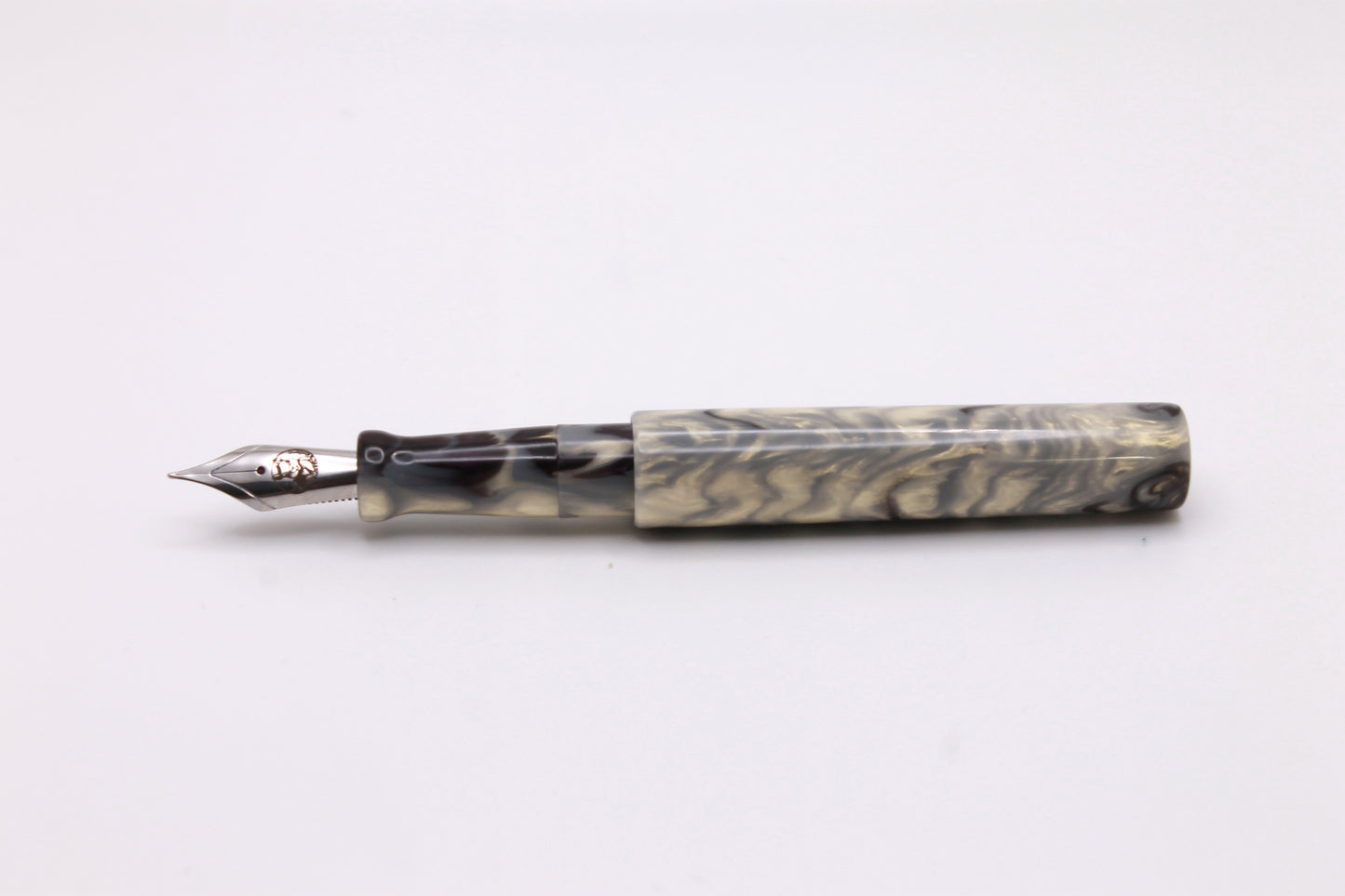 Little Miss in Purple and Beige Resin