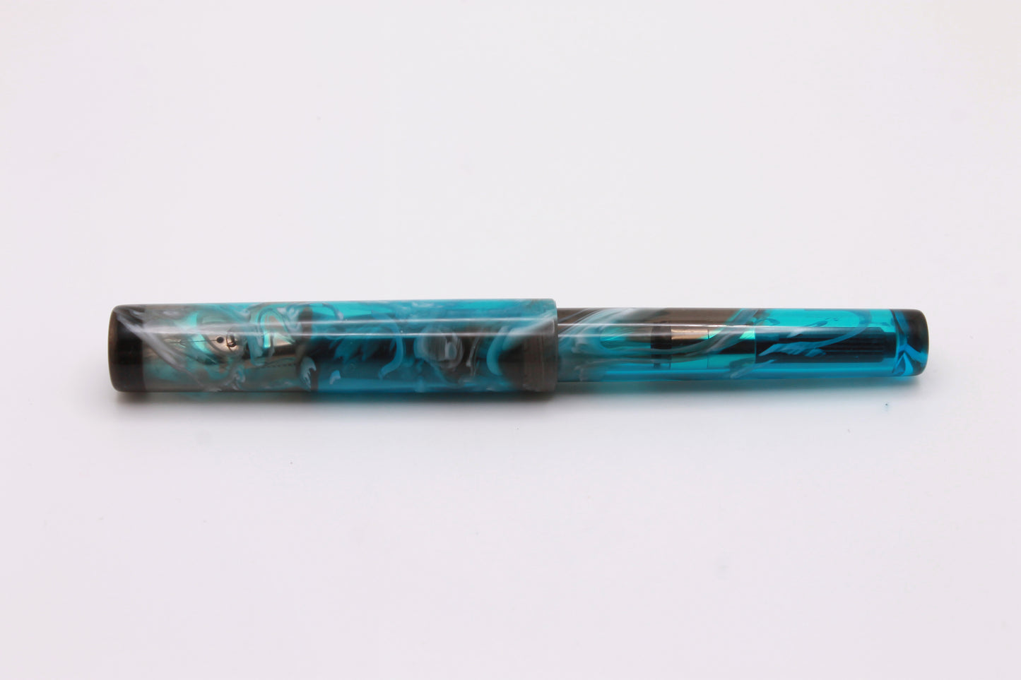 Little Miss in Blue and Black Resin