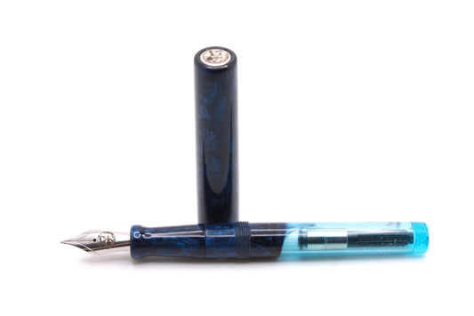 Little Miss in Blue and Translucent Resin