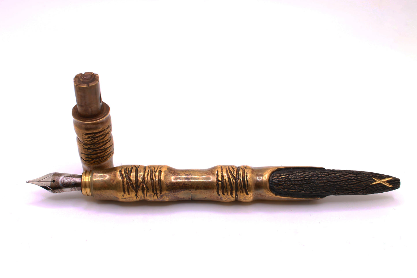 Monster Finger Fountain Pen #3 - Brass