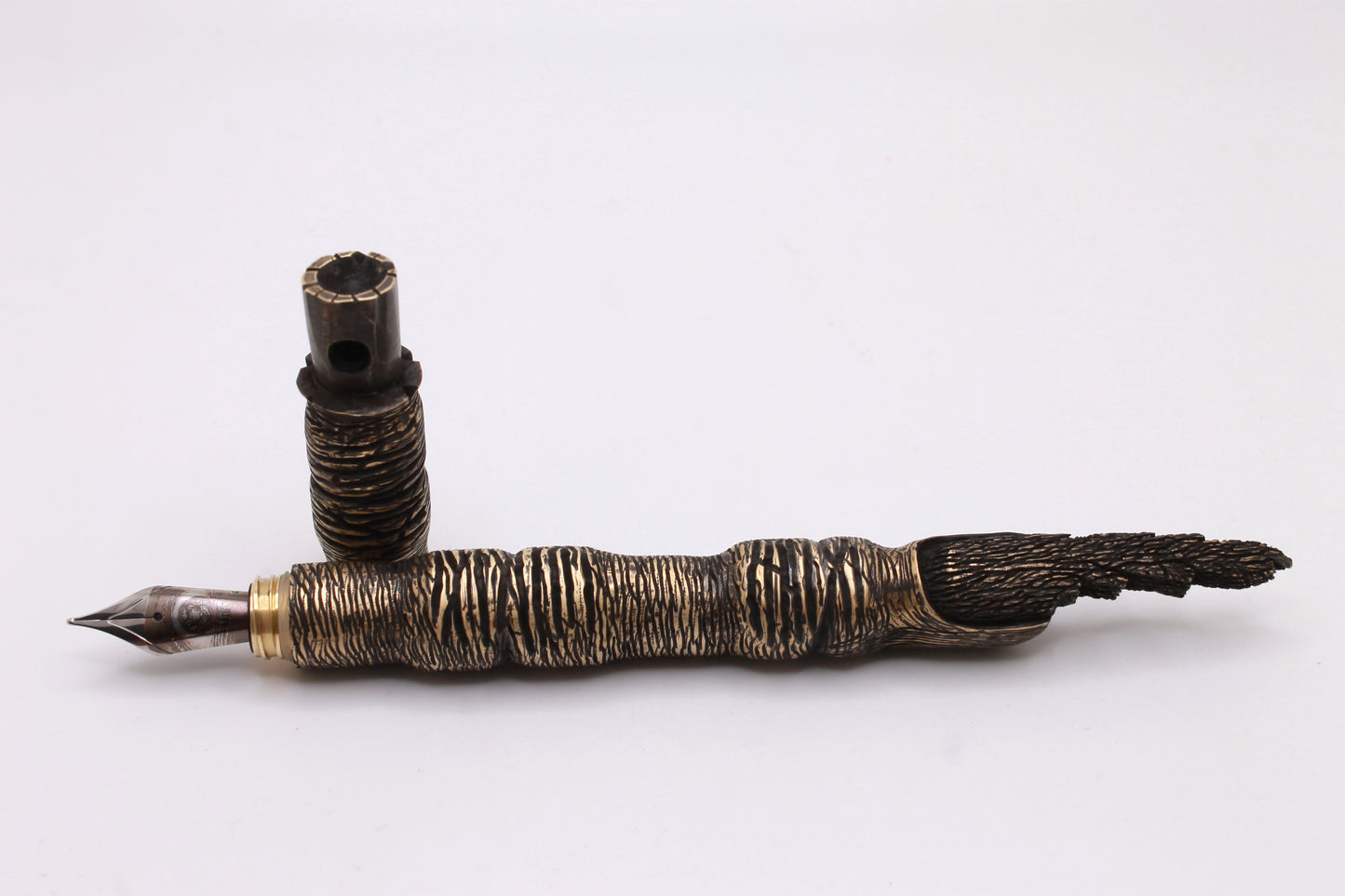 Monster Finger Fountain Pen #8 - Brass