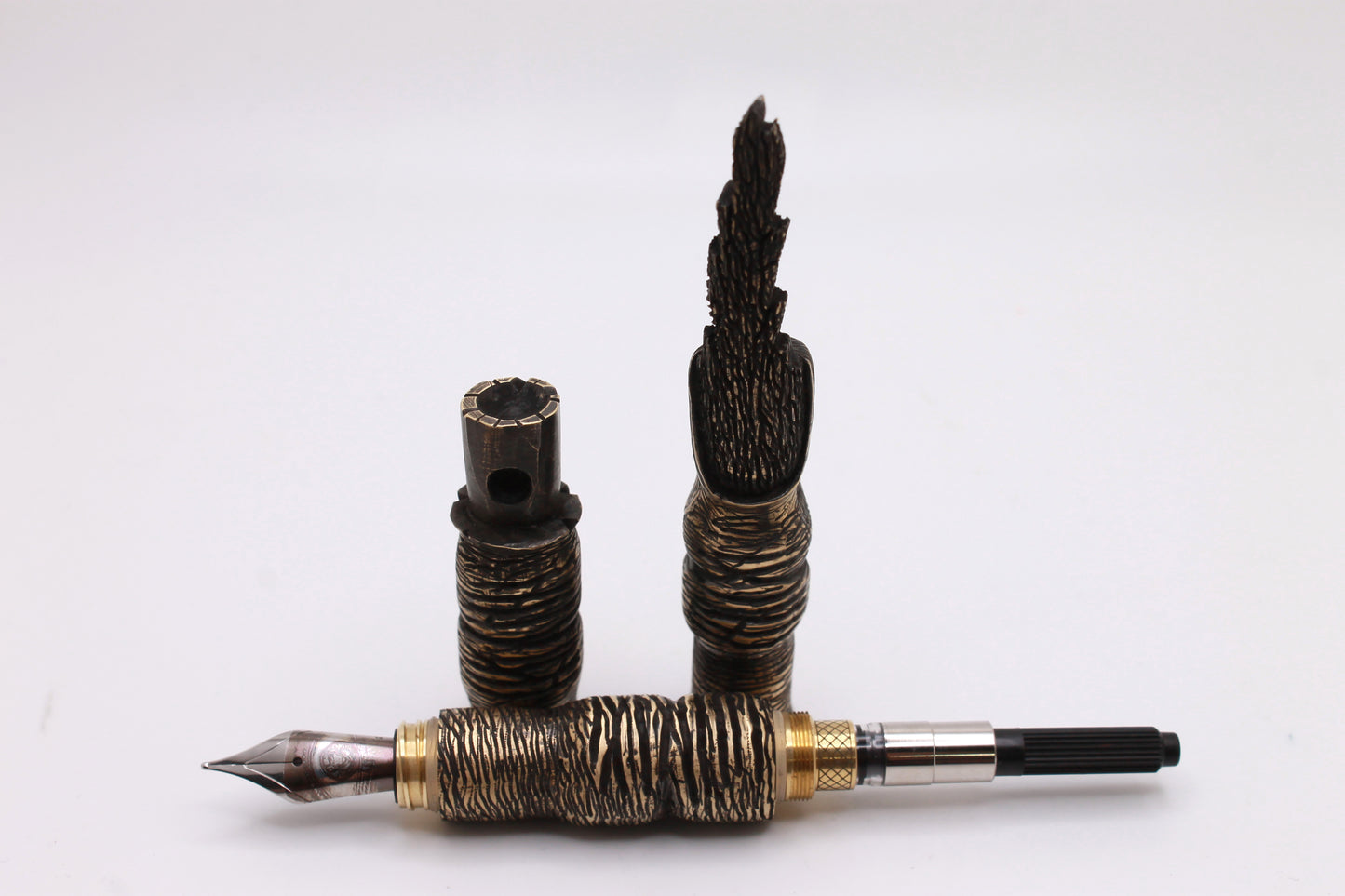 Monster Finger Fountain Pen #8 - Brass