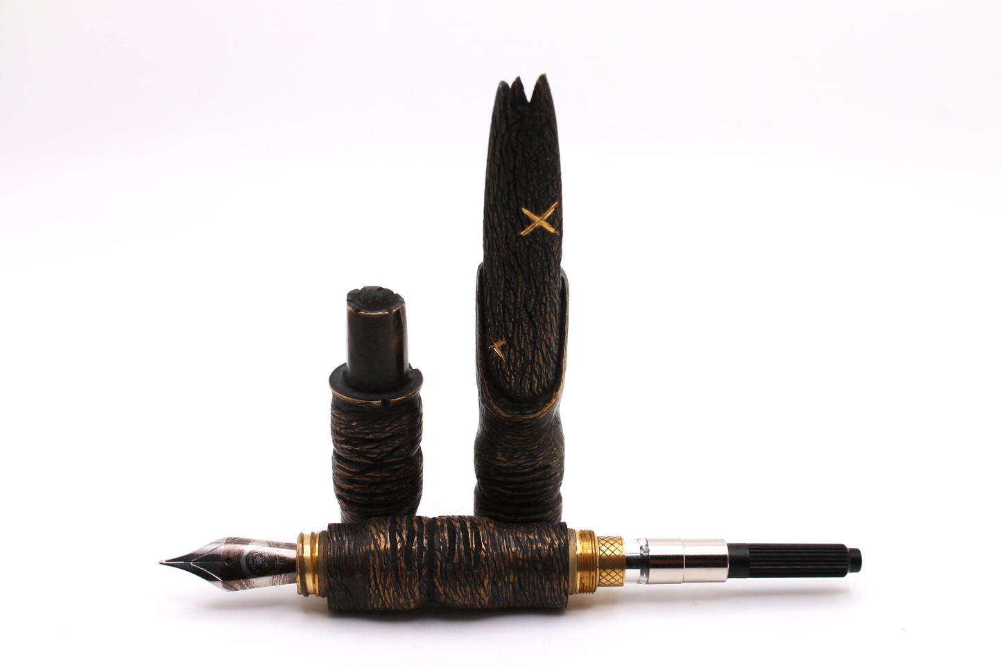 Monster Finger Fountain Pen #4 - Brass