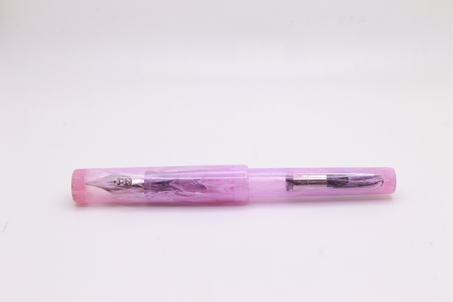 Little Miss in Translucent Pink and White
