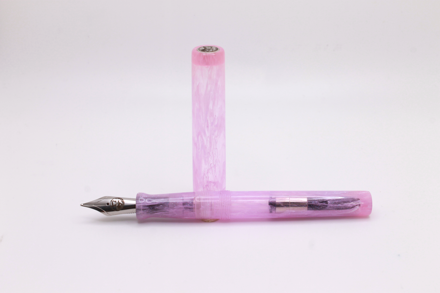 Little Miss in Translucent Pink and White