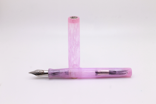 Little Miss in Translucent Pink and White