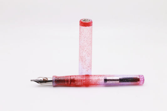 Little Miss in Translucent Red and Purple