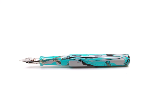 Little Miss in Teal, Purple, and Silver