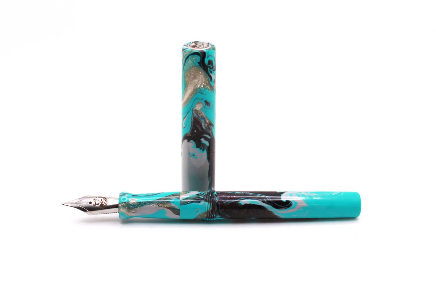 Little Miss in Teal, Purple, and Silver