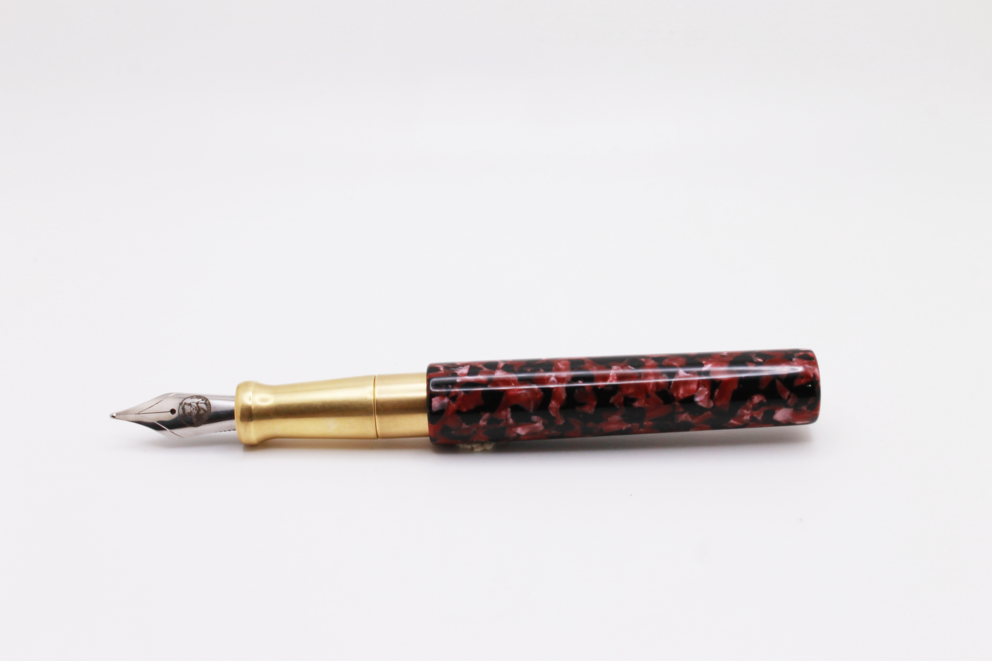 Little Miss Hybrid in Vintage Pink and Black with Brass