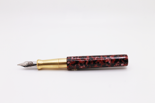 Little Miss Hybrid in Vintage Pink and Black with Brass