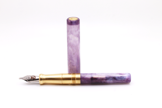 Little Miss in Frozen Violet and Brass