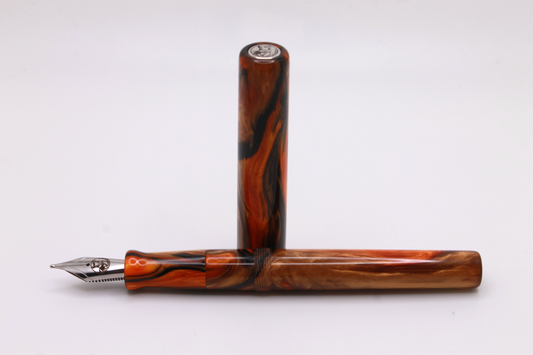 Miss Ma'am in Orange and Black resin