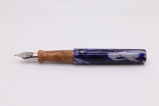 Little Miss Hybrid in Purpla and Grey resin and Gem Bronze